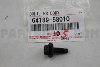 6418958010 BOLT  RR BODY