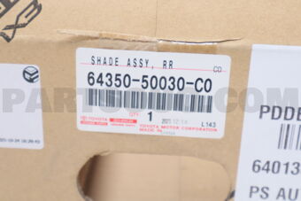 6435050030C0 SHADE ASSY, RR