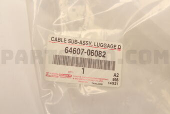 6460706082 Toyota CABLE SUB-ASSY  LUGG
