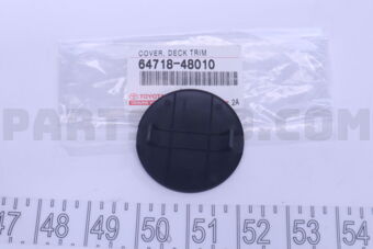 6471848010 Toyota COVER, DECK TRIM SERVICE HOLE
