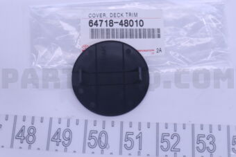 6471848010 Toyota COVER, DECK TRIM SERVICE HOLE