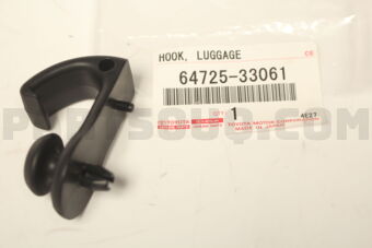 6472533061 Toyota HOOK, LUGGAGE COMPARTMENT TRIM, NO.1