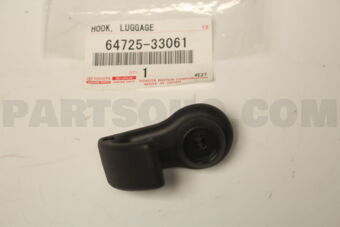 6472533061 Toyota HOOK, LUGGAGE COMPARTMENT TRIM, NO.1