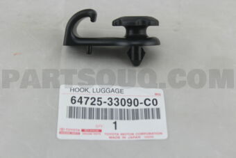 6472533090C0 HOOK, LUGGAGE COMPARTMENT TRIM, 