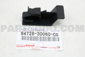 6472630060C0 HOOK, LUGGAGE COMPARTMENT TRIM, 