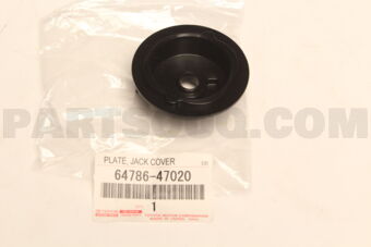 6478647020 PLATE, JACK COVER