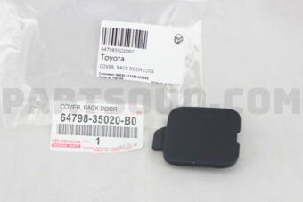 6479835020B0 COVER, BACK DOOR LOCK
