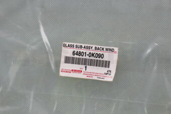 648010K090 GLASS, BACK WINDOW