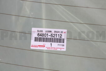 6480152112 GLASS, BACK WINDOW