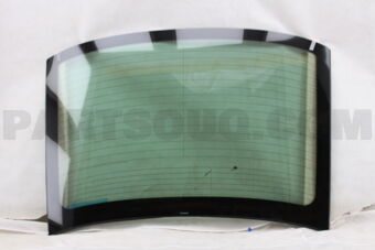 6480153051 GLASS, BACK WINDOW
