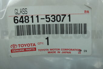 6481153071 GLASS, BACK WINDOW