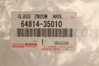 6481435010 Toyota GLASS, BACK WINDOW CORNER, LH