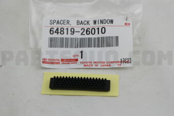 6481926010 RETAINER, BACK WINDOW GLASS