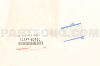 6482760120 CLIP, BACK WINDOW