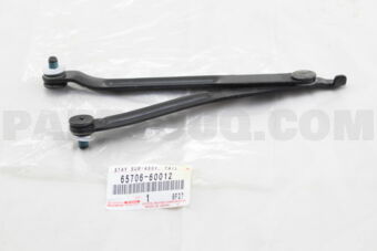 6570660012 STAY SUB-ASSY, TAIL GATE, RH