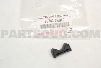 657430K010 Toyota PAD  TAIL GATE PANEL