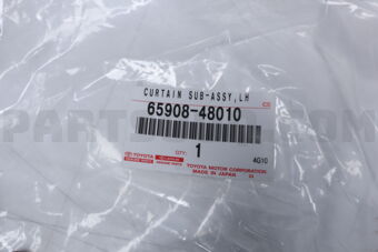 6590848010 CURTAIN SUB-ASSY, RR