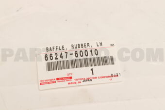 6624760010 MUDGUARD, REAR