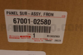 6700102580 PANEL SUB-ASSY, FR D