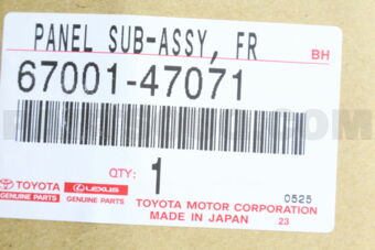 6700147071 PANEL SUB-ASSY, FR