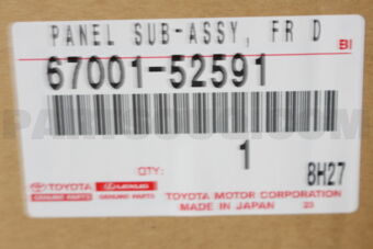 6700152591 PANEL SUB-ASSY  FR