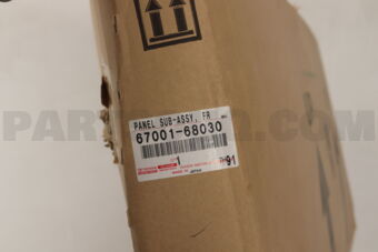 6700168030 PANEL SUB-ASSY, FRONT DOOR, RH