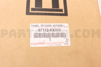 67112KK010 PANEL  FR DOOR  OUTS