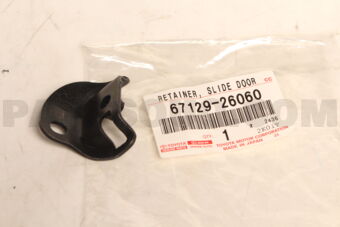 6712926060 Toyota RETAINER, SLIDE DOOR OPEN STOP, RH
