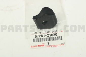 6728121020 STOPPER, BACK DOOR, LOWER