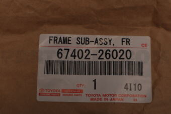 6740226020 FRAME SUB-ASSY, FR