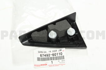 6749260110 GARNISH, FRONT DOOR LOWER FRAME BR