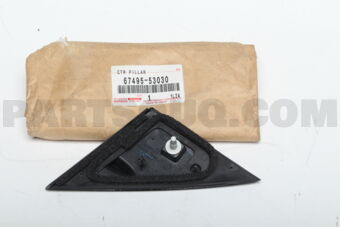 6749553030 COVER, FRONT DOOR FRONT LOWER FRAME, UPPER RH