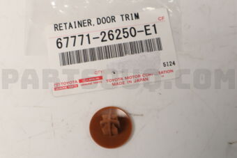 6777126250E1 Toyota RETAINER, DOOR TRIM