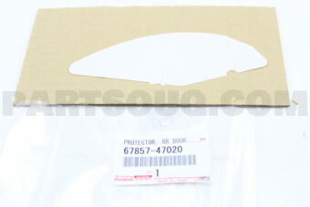 6785747020 PROTECTOR, REAR DOOR PANEL, RH
