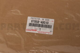 6785848010 PROTECTOR, REAR DOOR PANEL, LH