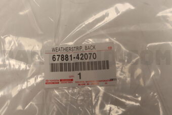 6788142070 WEATHERSTRIP  BACK