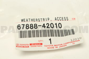 6788842010 WEATHERSTRIP  ACCESS