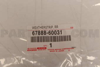 6788860031 WEATHERSTRIP, RR
