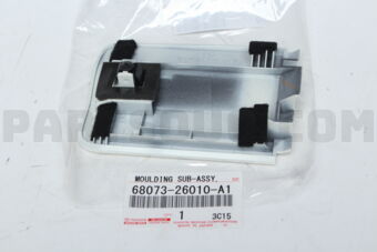 6807326010A1 MOULDING, SLIDE RAIL END, RH
