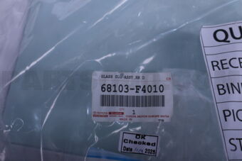 68103F4010 GLASS SUB-ASSY, RR