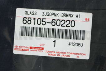 6810560220 GLASS, BACK DOOR