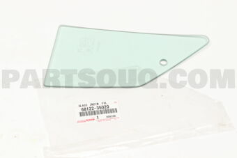 6812235020 GLASS, VENT WINDOW, LH