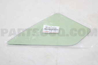 6812652030 GLASS, FRONT DOOR FIX WINDOW, LH