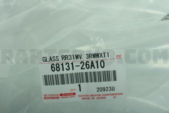 6813126A10 GLASS  BACK DOOR