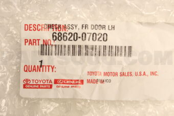 6862007020 Toyota CHECK ASSY, FRONT DOOR, LH