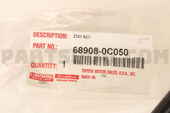 689080C050 STAY SUB-ASSY  BACK