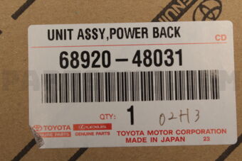 6892048031 Toyota UNIT ASSY  POWER