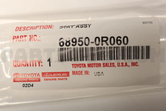 689500R060 STAY ASSY  BACK