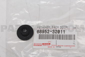 6895232011 Toyota RETAINER, BACK DOOR STAY