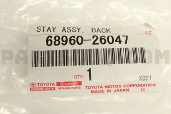 6896026047 STAY ASSY  BACK